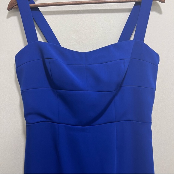 Laundry by Shelli Segal Sleeveless Midi Sheath Dress in Royal Blue, Cut Out, 10 - Picture 2 of 15